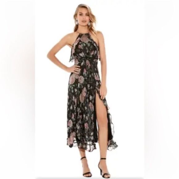 Zimmermann 100% silk Floral Halter Neck Dress, XS - Picture 2 of 13